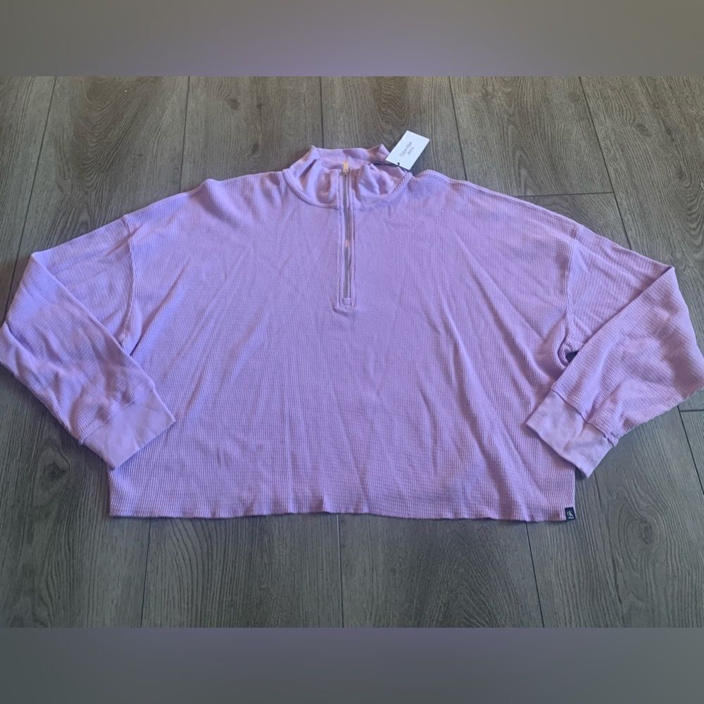 Calvin Klein long sleeve crop top